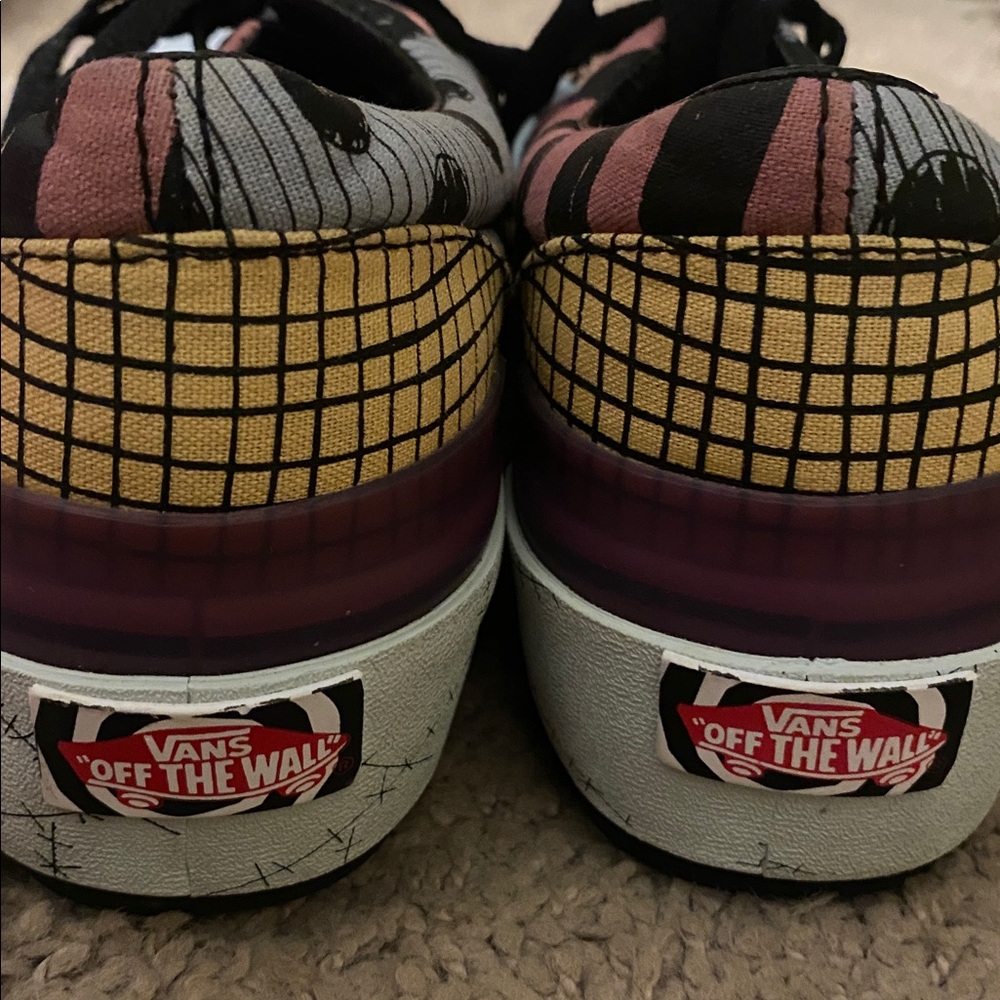 Vans “Nightmare Before Christmas“ platform Skate Sneakers-sz 8 - Picture 9 of 9